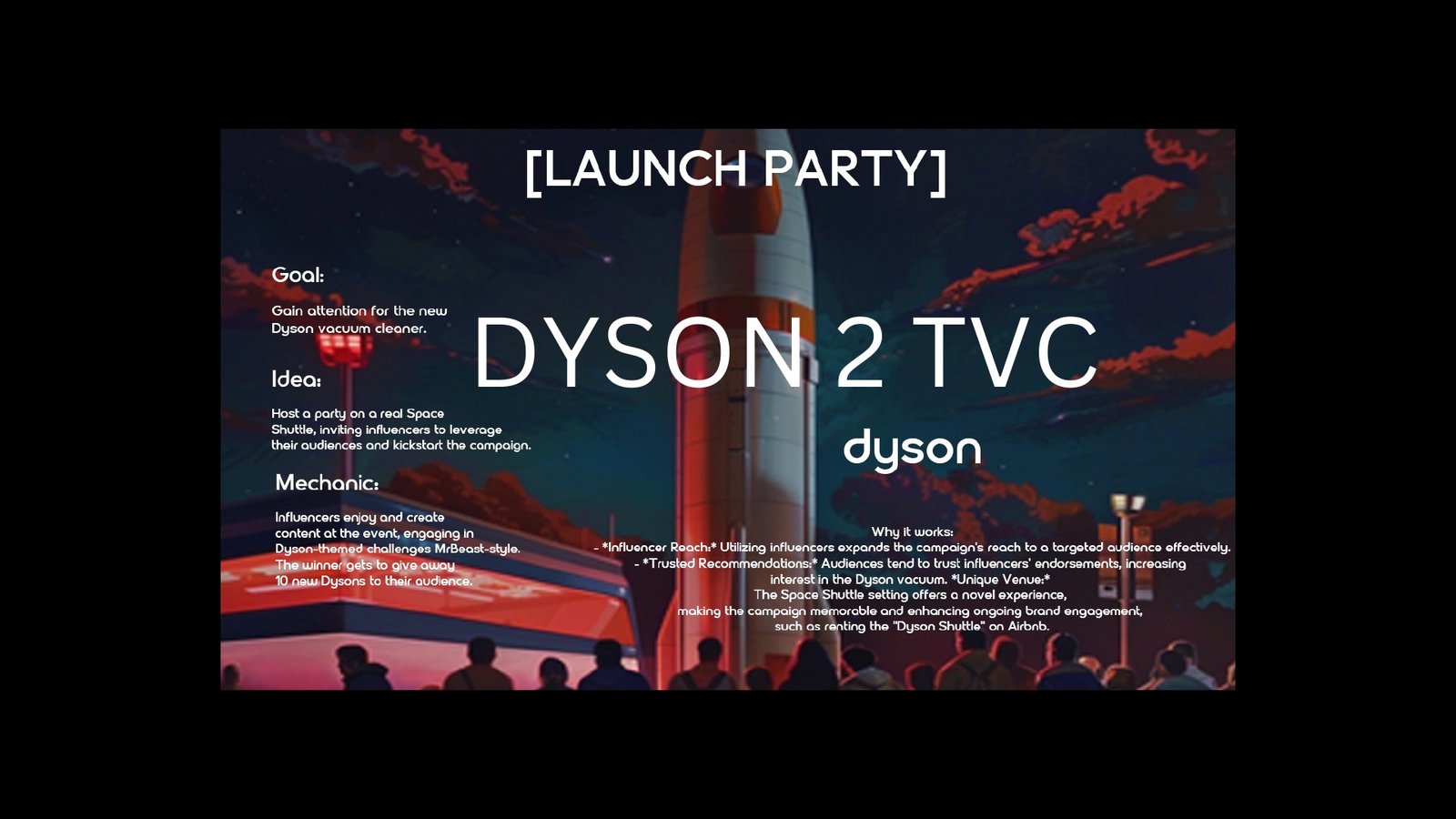 Dyson Launch — Launch-party concept