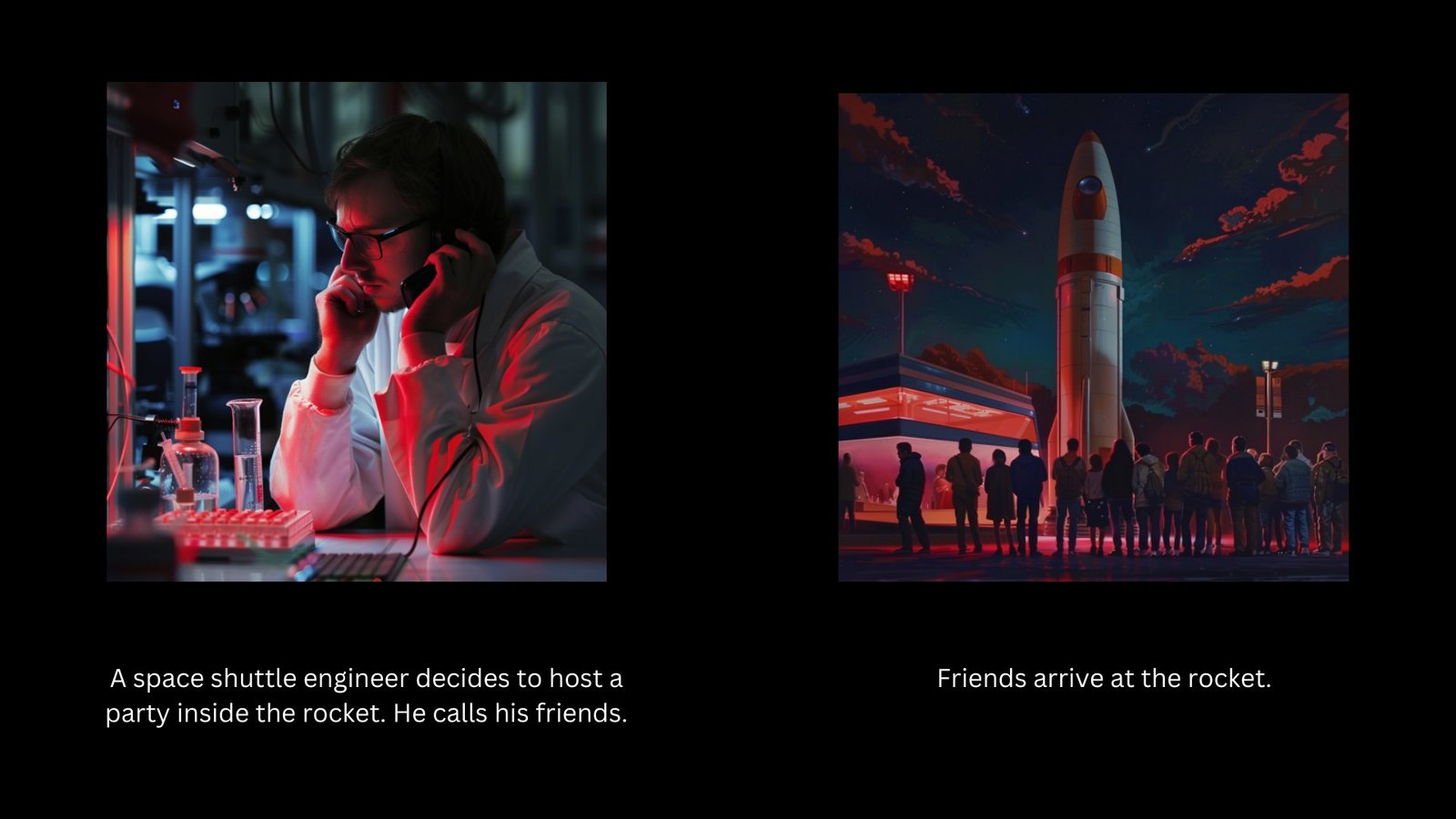 Dyson Launch — TVC storyboard: the invitation