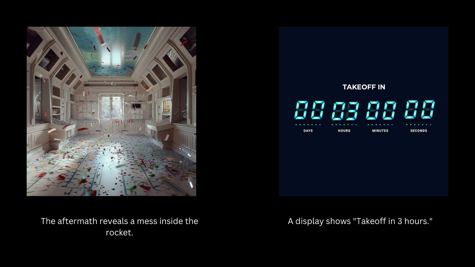 Dyson Launch — TVC storyboard: the countdown