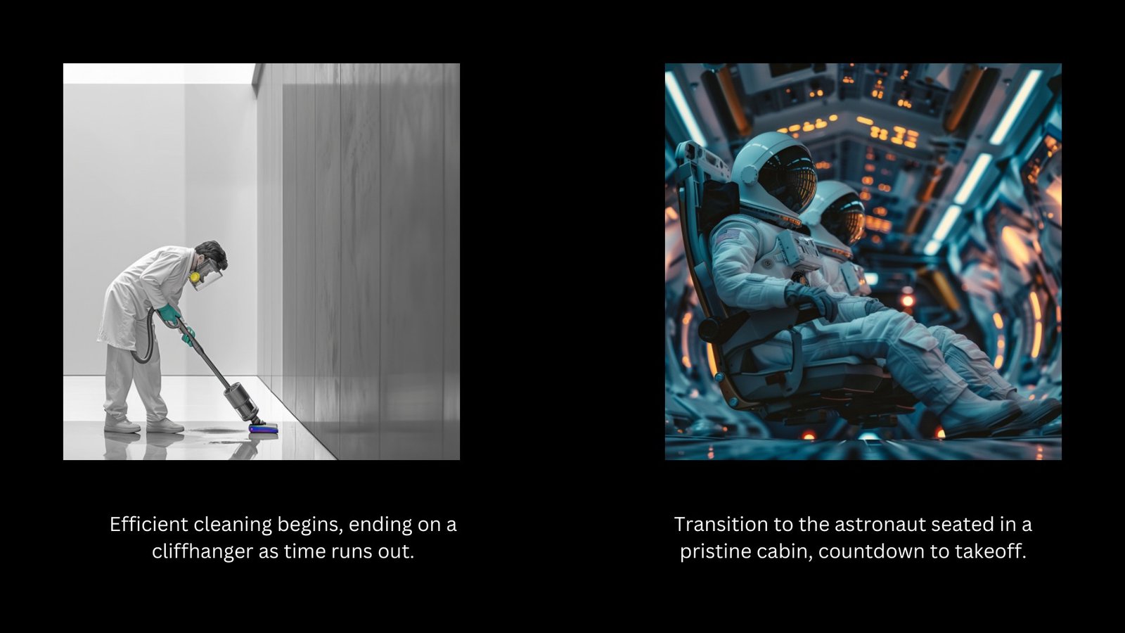 Dyson Launch — TVC storyboard: ready for launch
