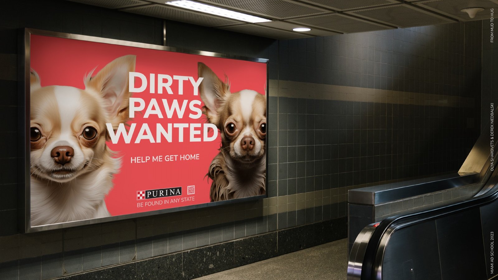 From Mud to Hug — Subway advertising