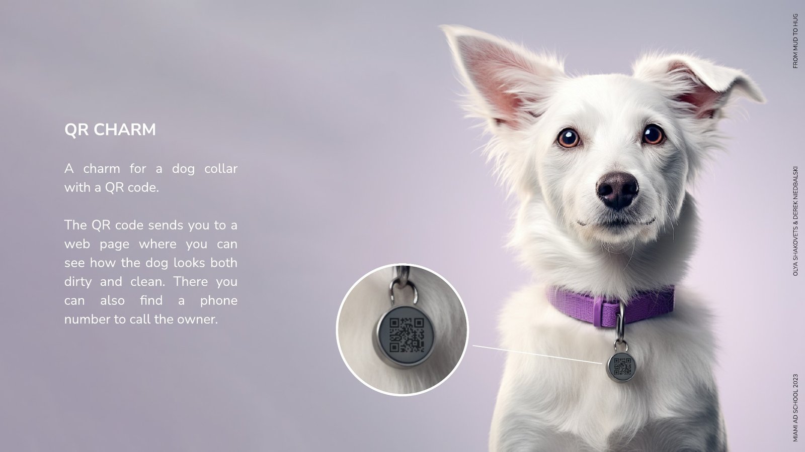 From Mud to Hug — QR collar tag and pet profile