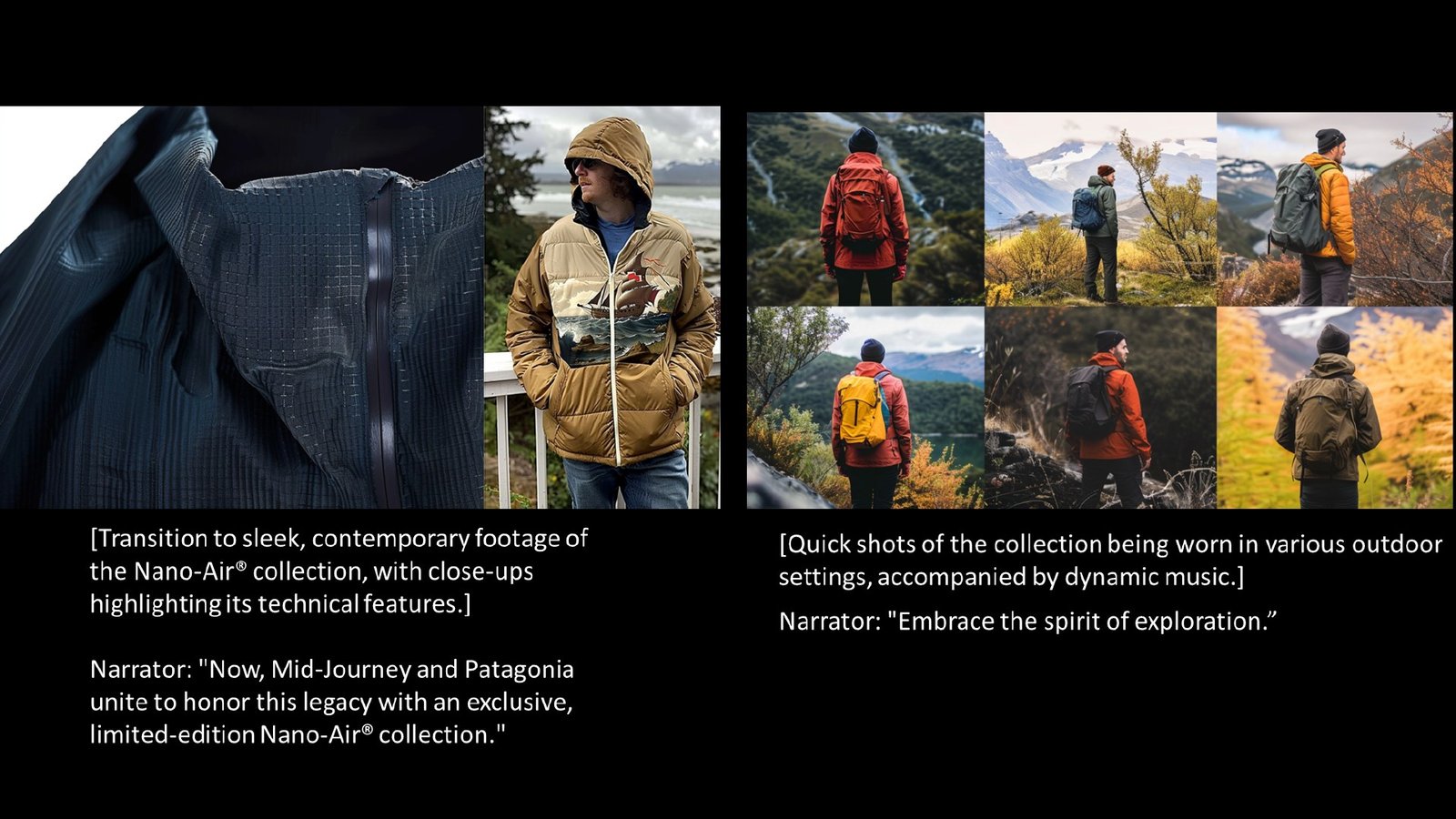 Patagonia — Collection concept and film storyboard