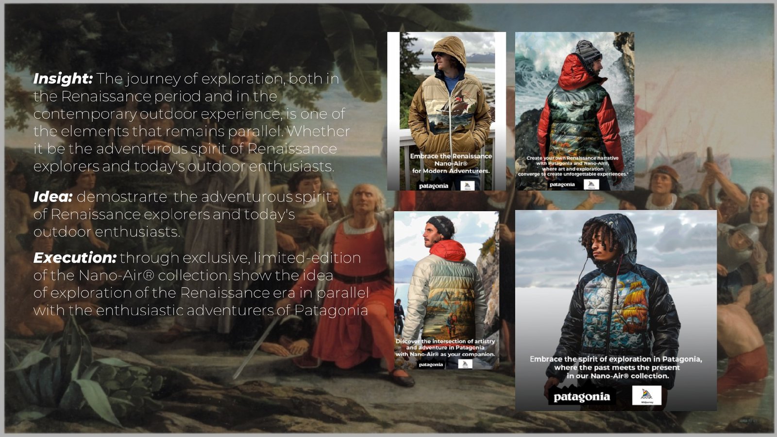 Patagonia — Campaign overview board